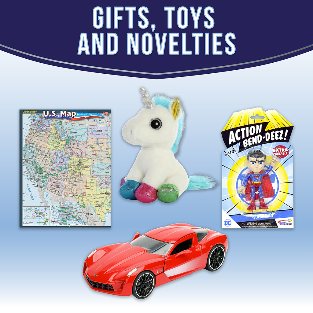 Gifts, Toys and Novelties