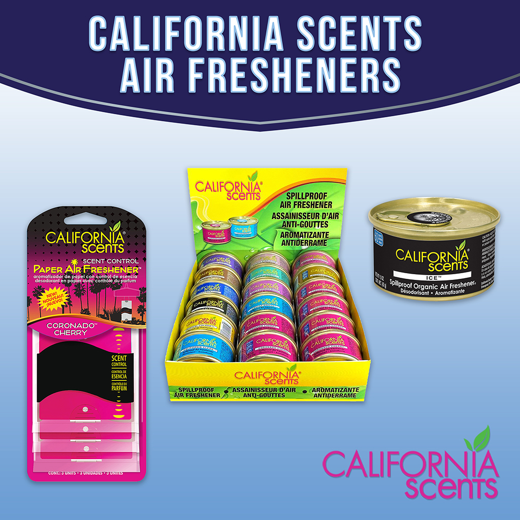  California Scents Air Freshener 4-Pack Car Air Freshener (Ice)  : Automotive