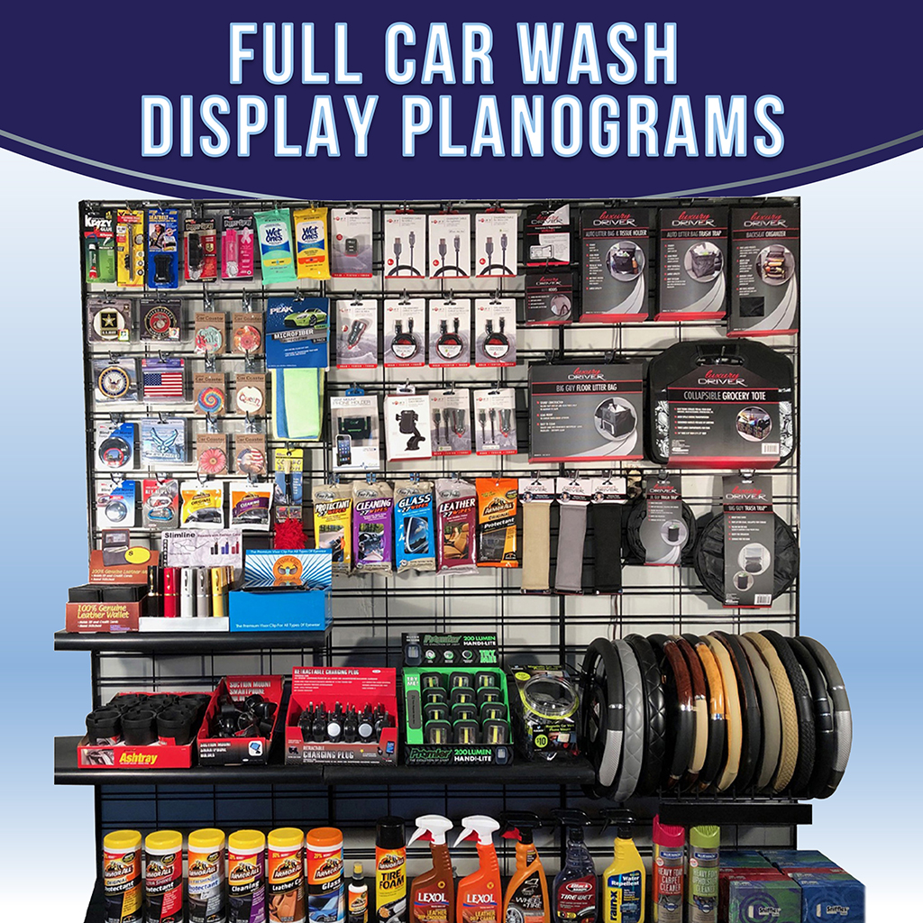 Full Car Wash Display Planograms