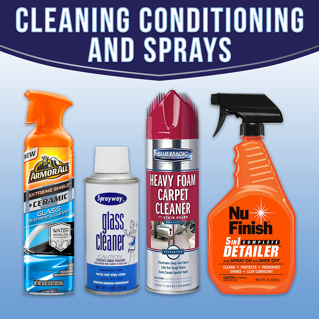Cleaning Conditioning and Sprays