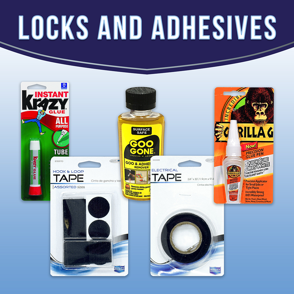 Locks and Adhesives