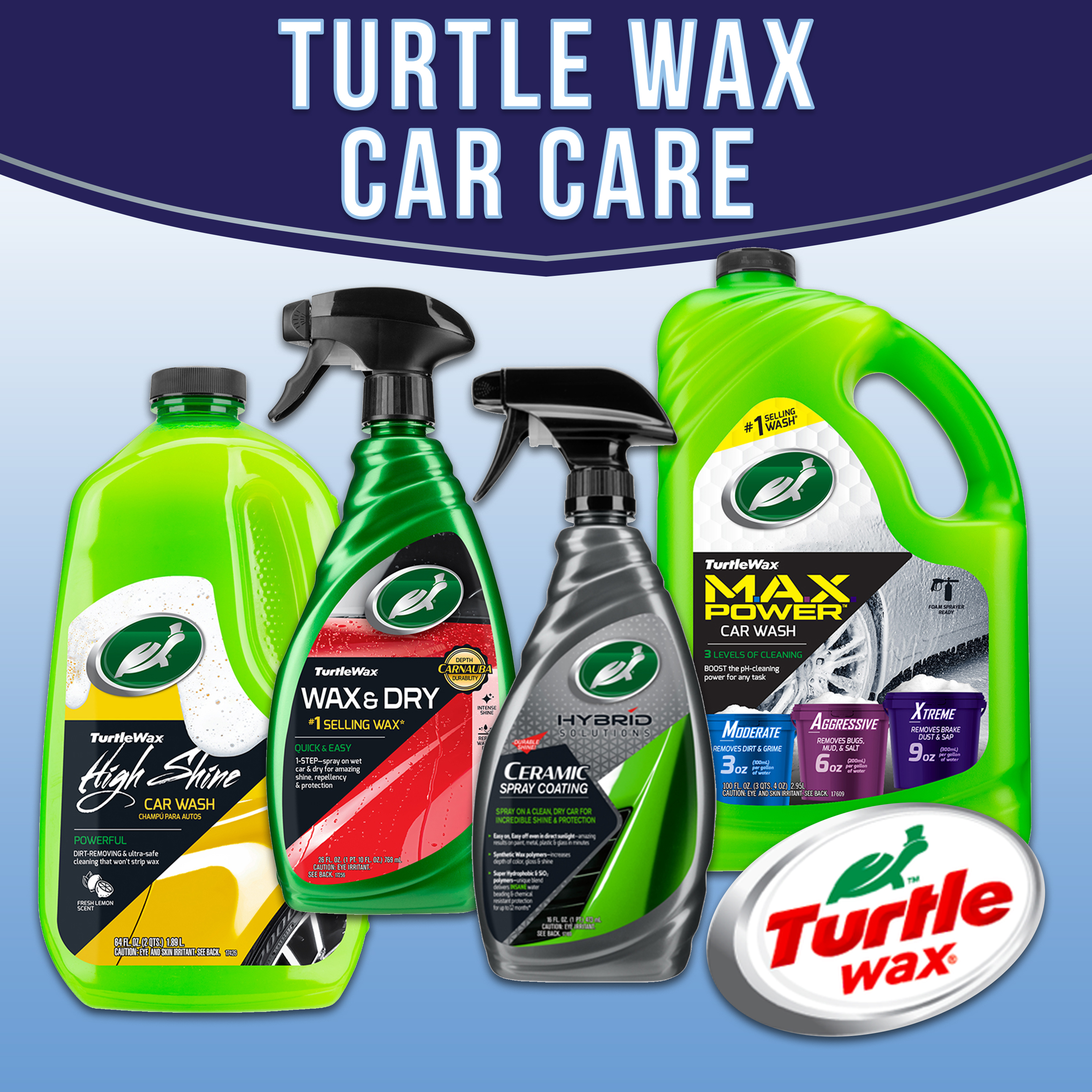 Turtle Wax MAX-Power Car Wash 100 fl oz