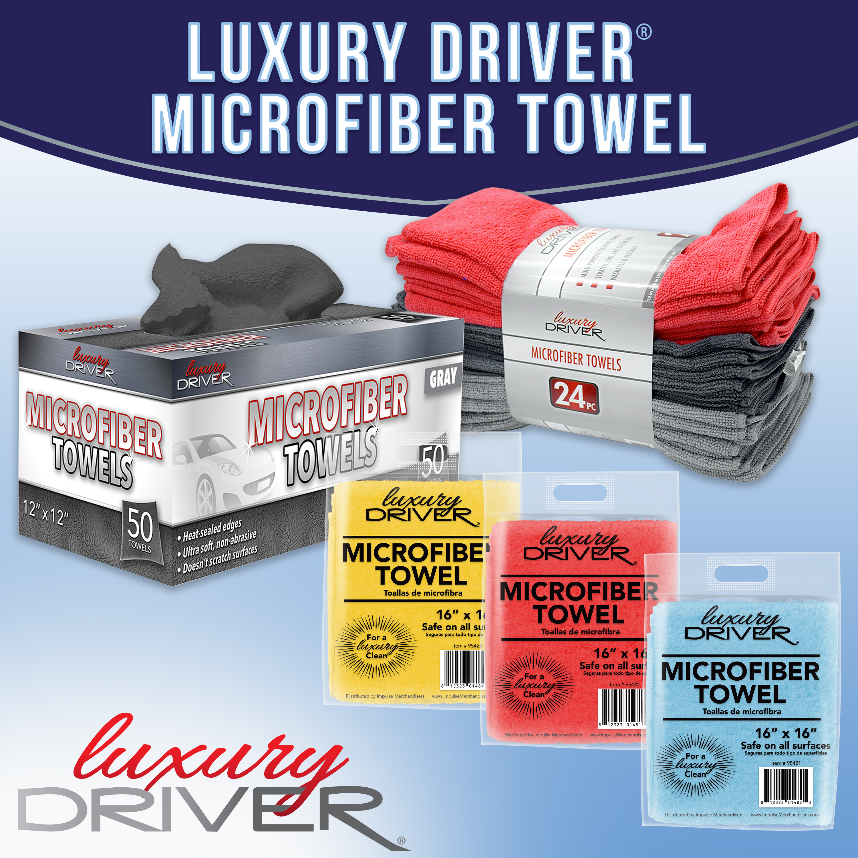 Luxury Driver Microfiber Towels