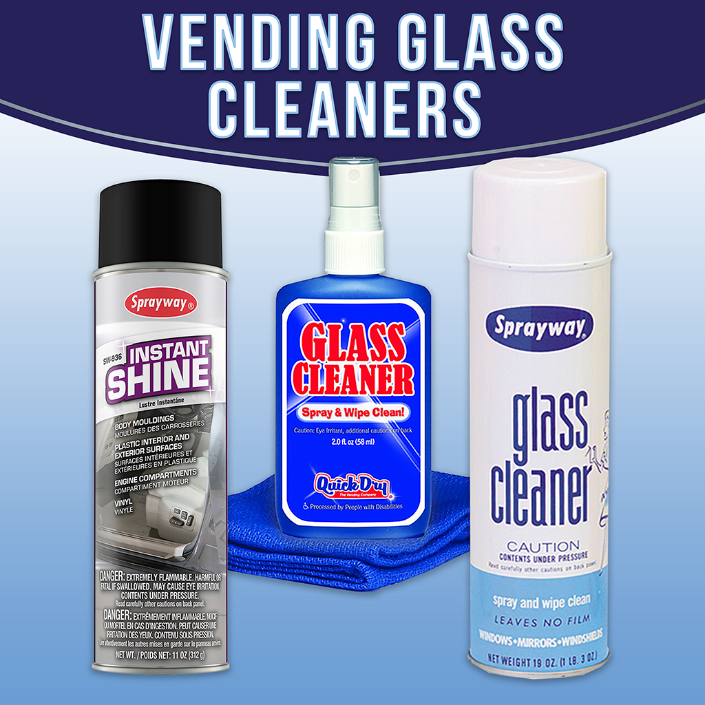 Vending Glass Cleaners