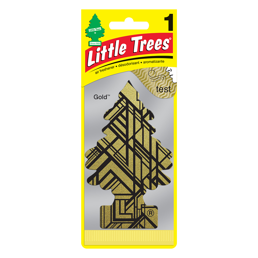Wholesale Little Trees Gold Car Air Freshener