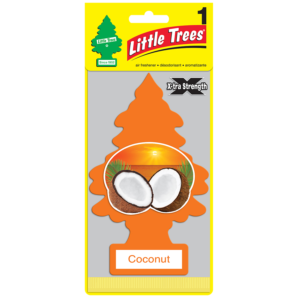 Little Tree Extra Strength Air Freshener  - Coconut CASE PACK 24