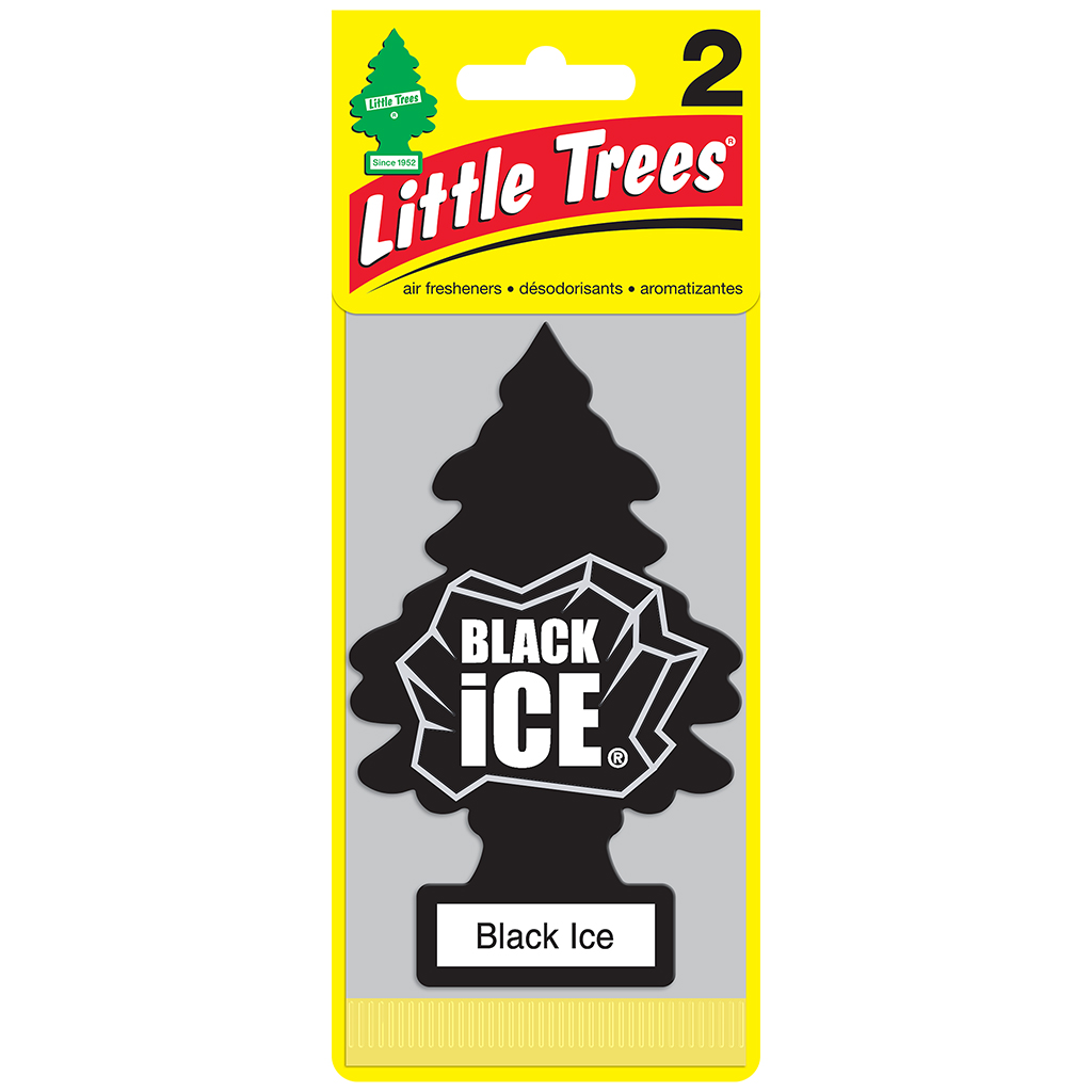 Little Tree Air Freshener 2 Pack - Black Ice CASE PACK 12