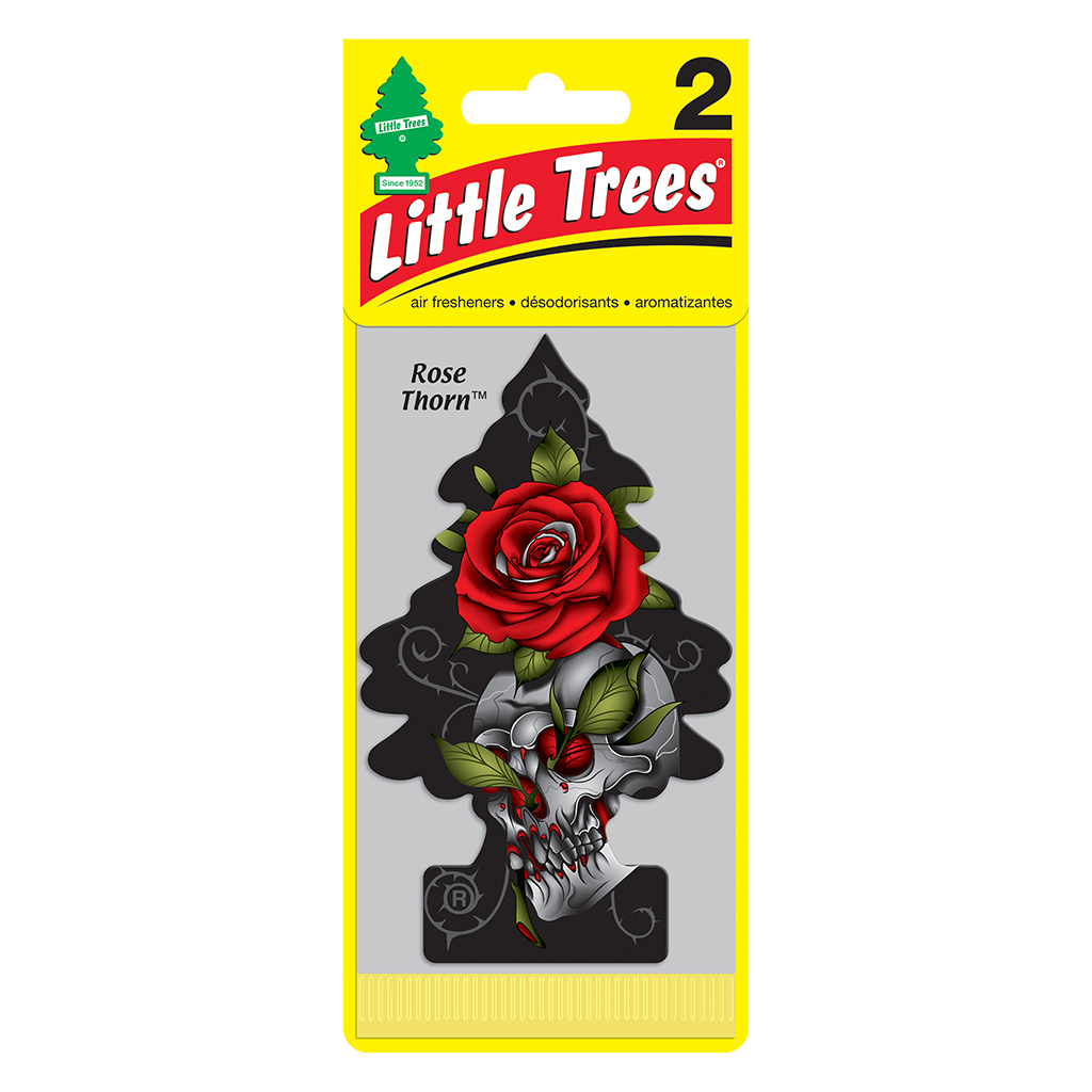 Little Tree Air Freshener 2 Pack - Rose Thorn CASE PACK 12