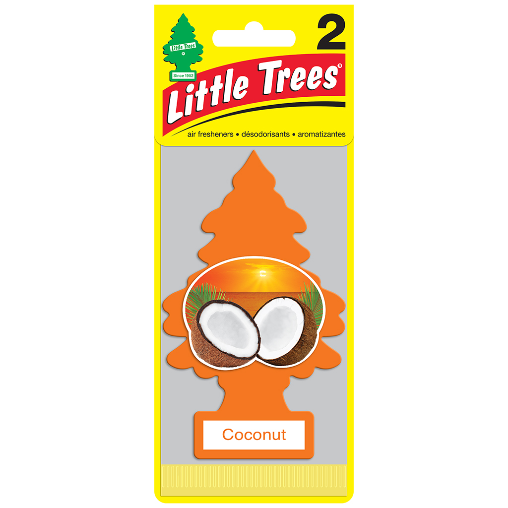 Little Tree Air Freshener 2 Pack - Coconut CASE PACK 12