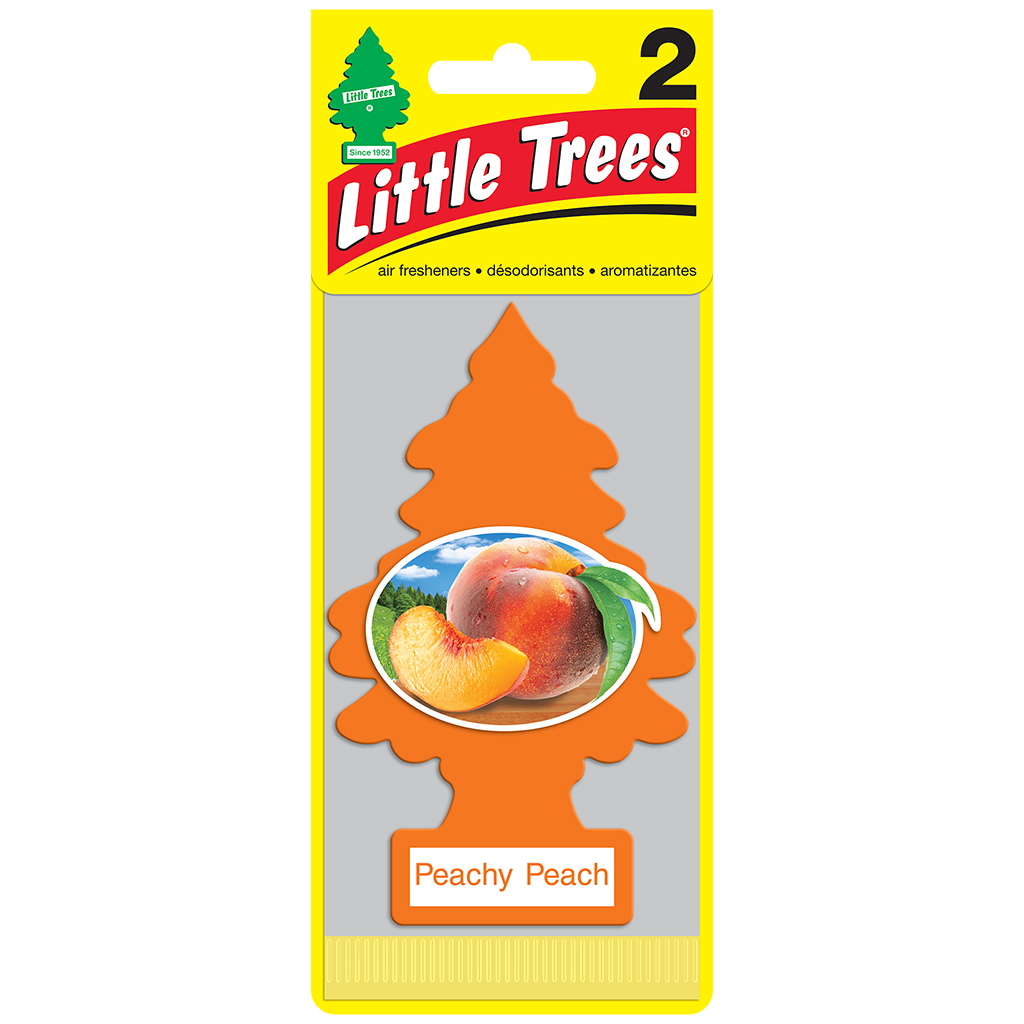 Little Tree Air Freshener 2 Pack - Peach CASE PACK 12