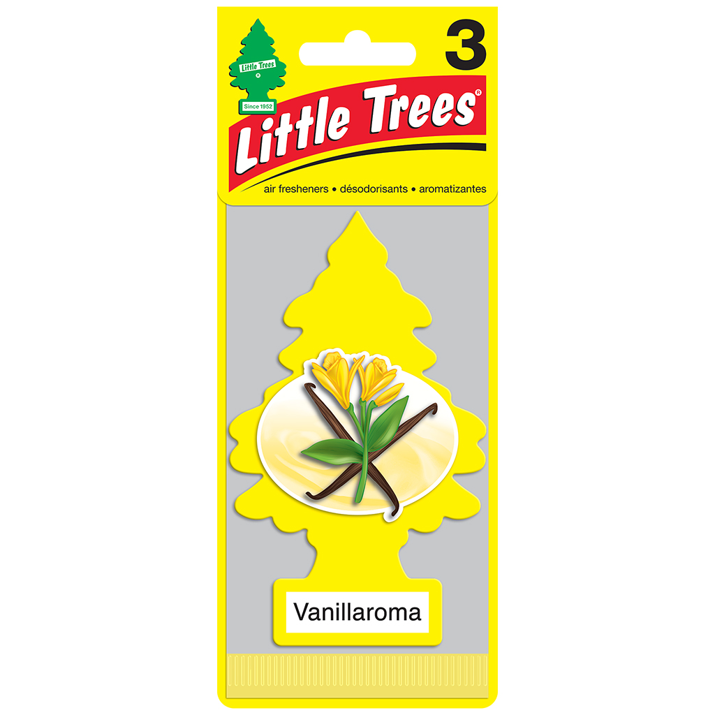 Little Tree Air Freshener 3 Pack - Vanilla CASE PACK 8