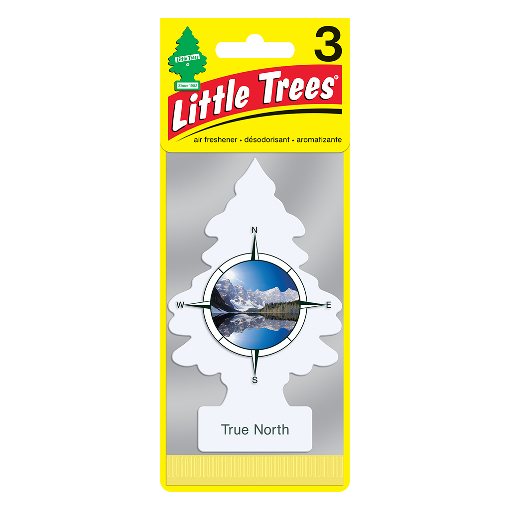 Little Tree Air Freshener 3 Pack - True North CASE PACK 8