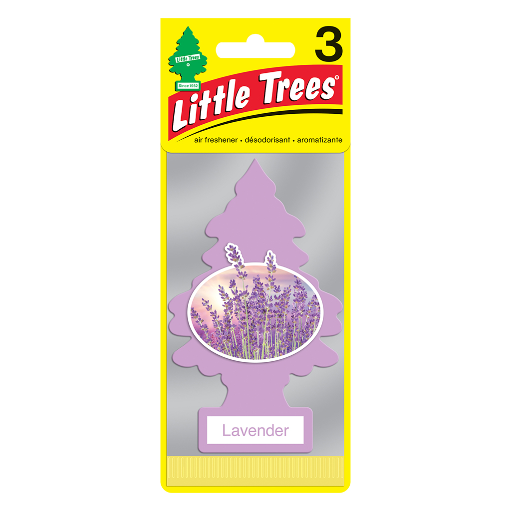 Little Tree Air Freshener 3 Pack - Lavender CASE PACK 8