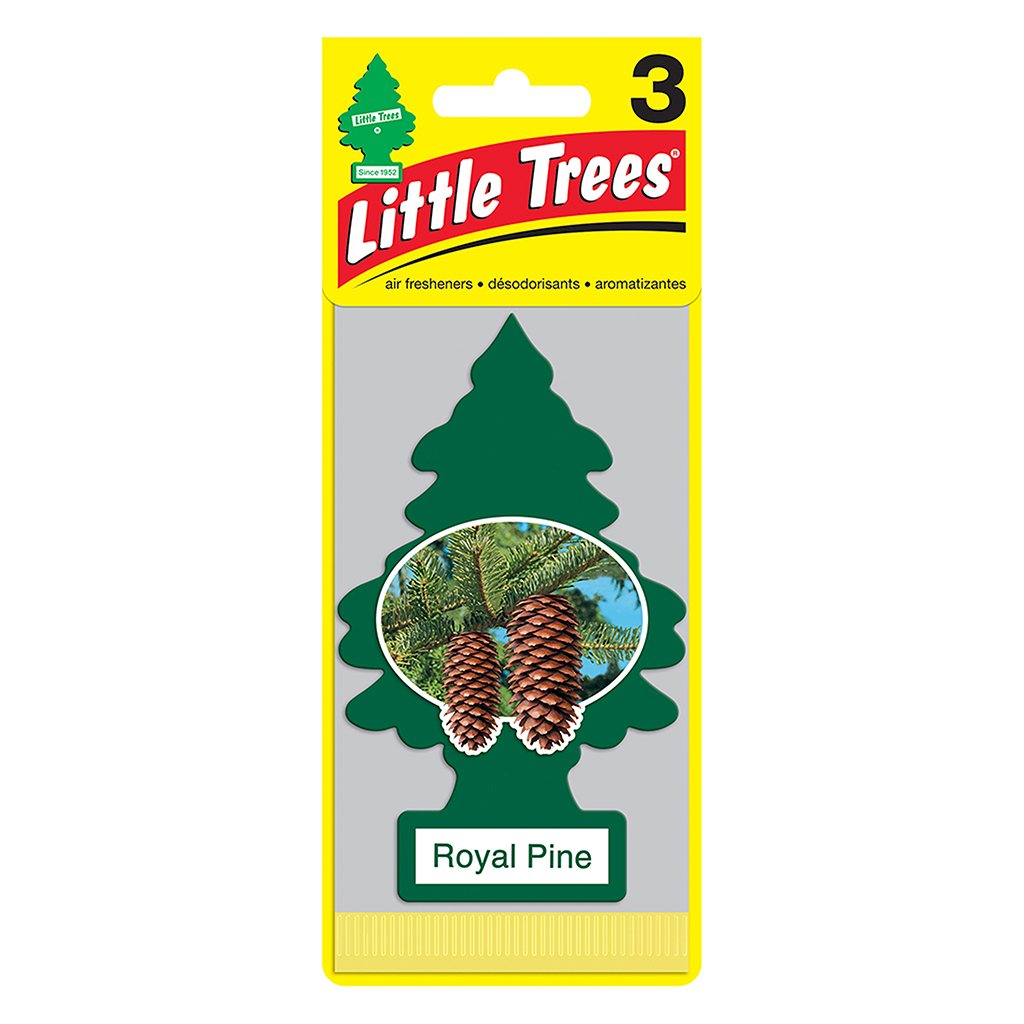 Little Tree Air Freshener 3 Pack - Royal Pine CASE PACK 8