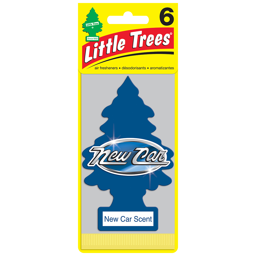 Little Tree Air Freshener 6 Pack - New Car CASE PACK 4