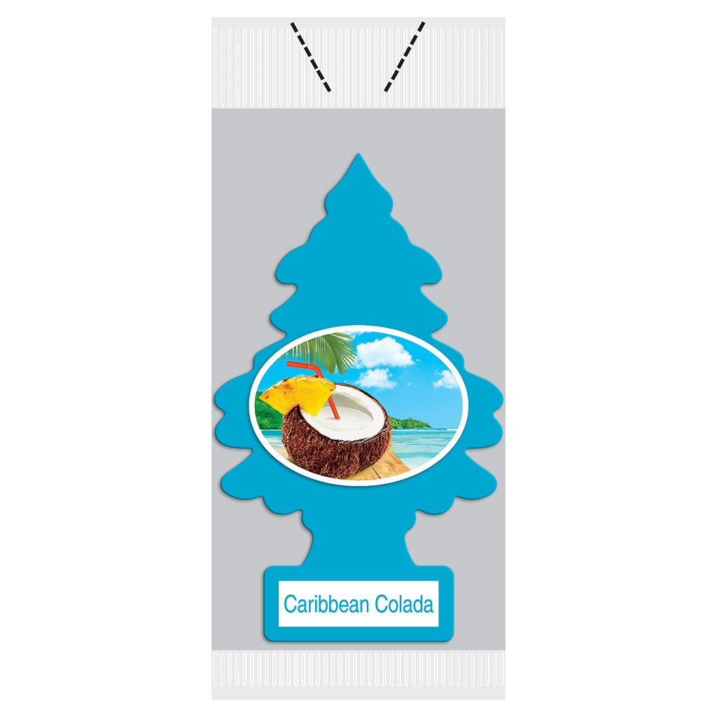 Little Tree Vending Air Freshener 72 Piece - Caribbean Colada