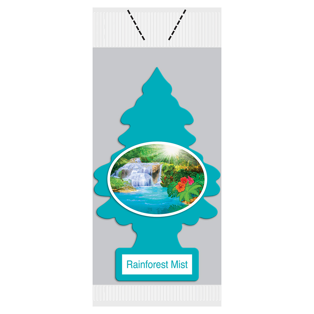 Little Tree Vending Air Freshener 72 Piece - Rainforest Mist