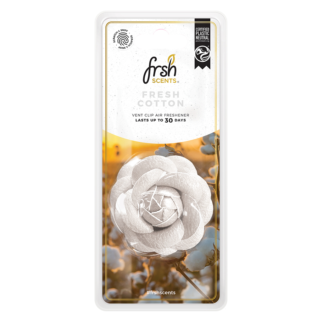 Frsh Fresh Cotton Scented 3D Flower CASE PACK 9