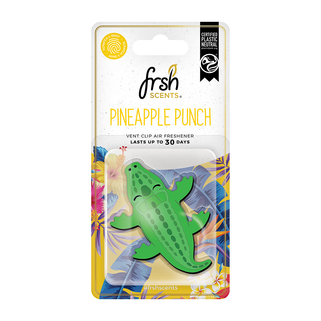 FRSH Croc Inflatable 3D Vent Clip - Pineapple Punch CASE PACK 6