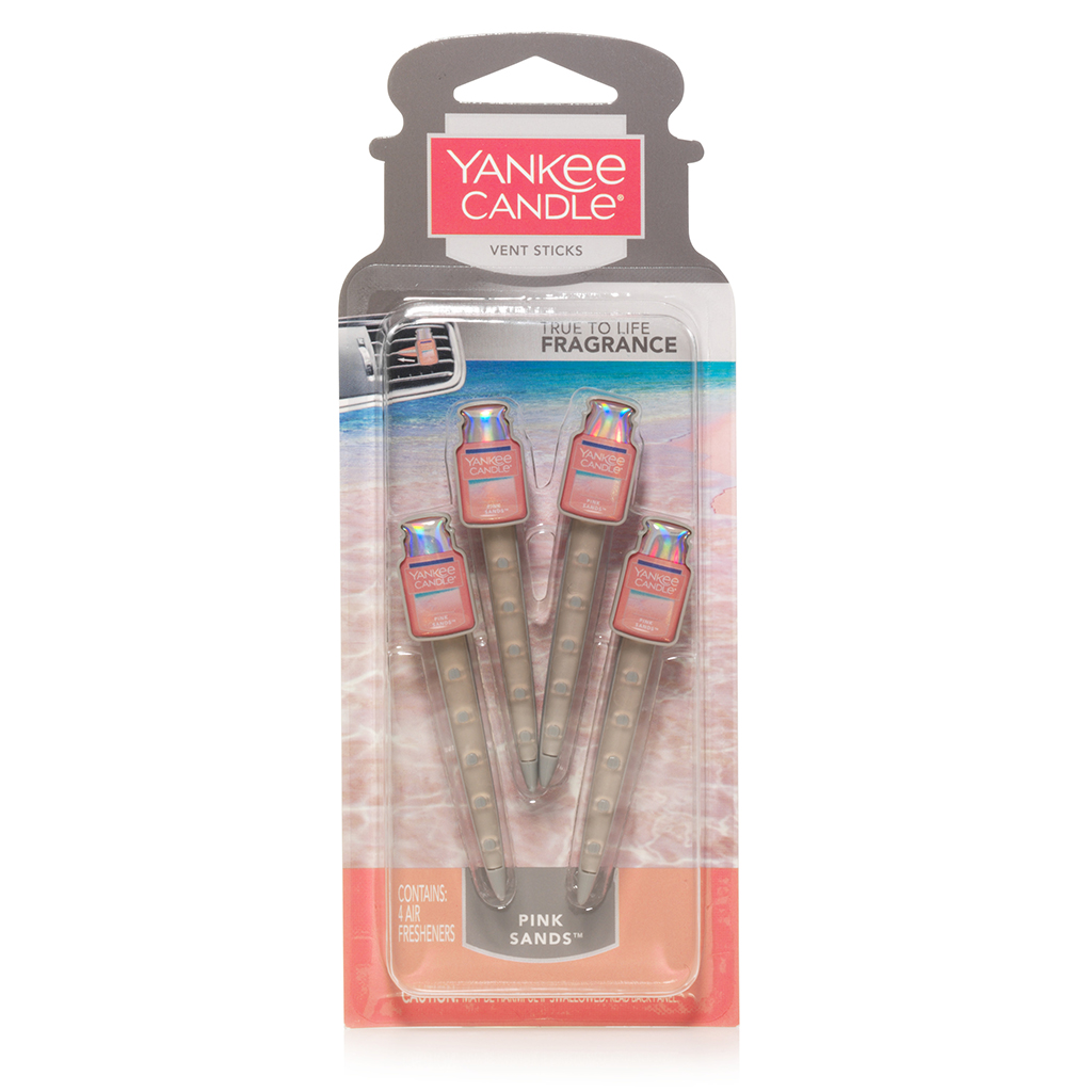 Yankee Candle Vent Stick Air Freshener - Pink Sands CASE PACK 6