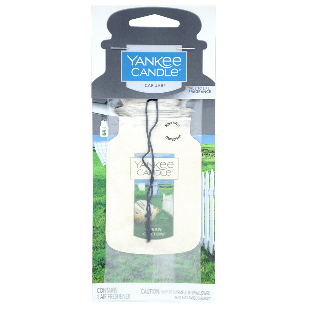 Yankee Candle Car Jar Air Fresheners Clean Cotton