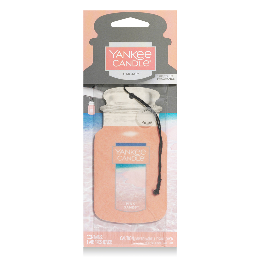 Yankee Candle Paper Jar Air Freshener - Pink Sands - 4 Pack