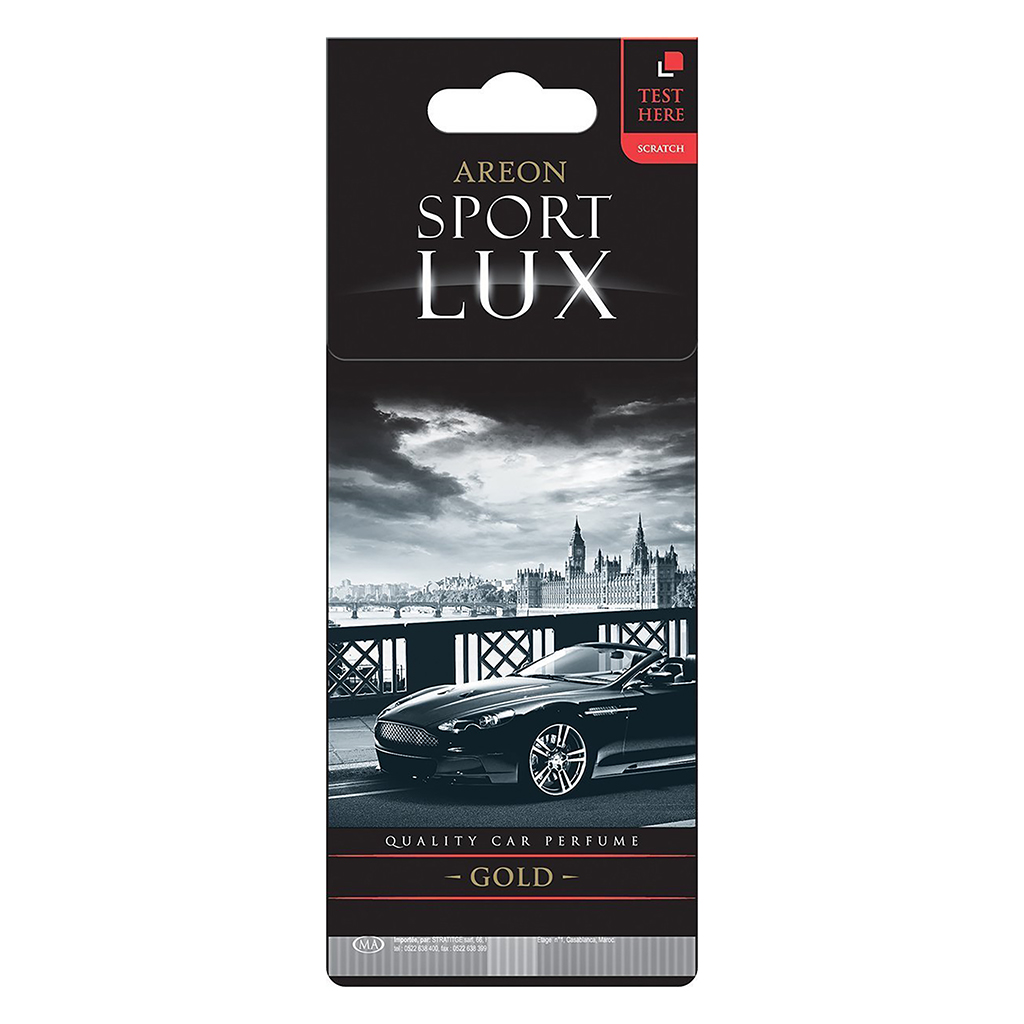 Areon Sport Lux Air Freshener - Gold CASE PACK 12