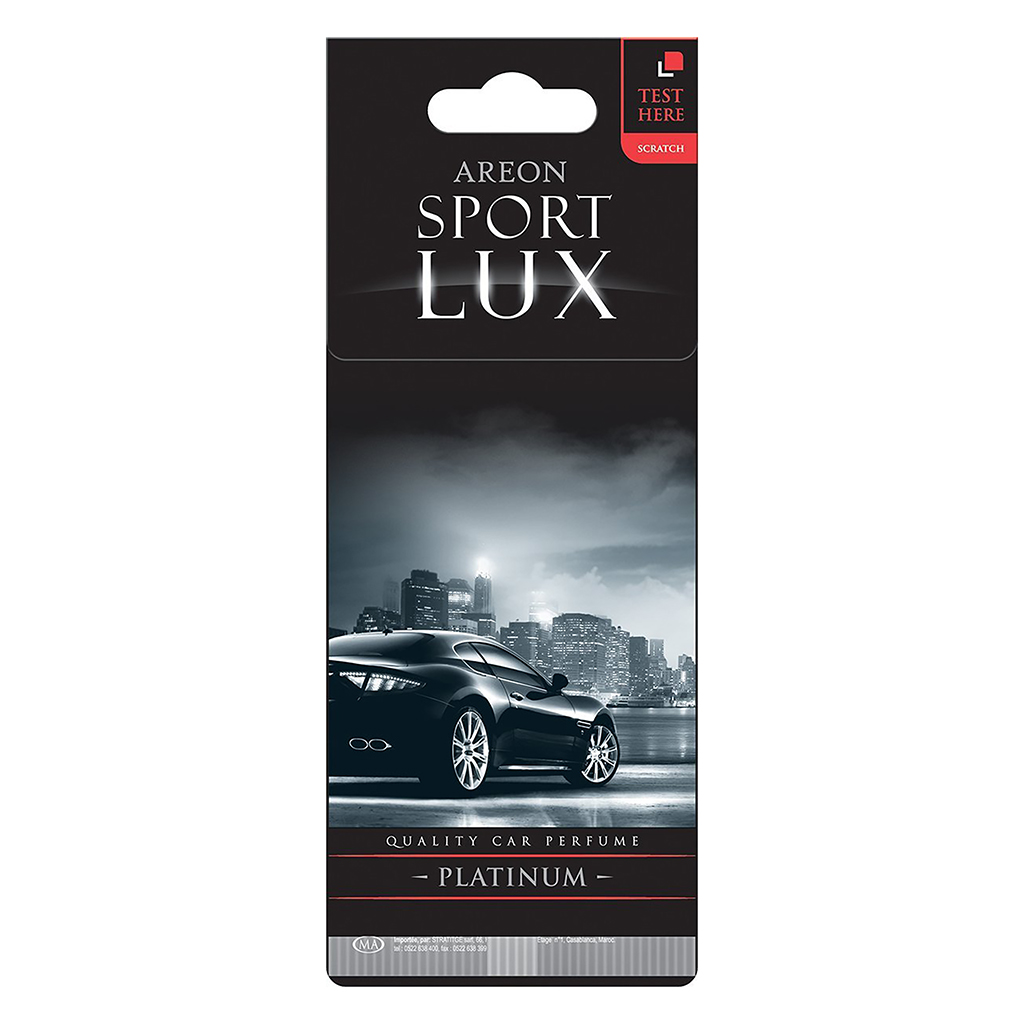Areon Sport Lux Air Freshener - Platinum CASE PACK 12