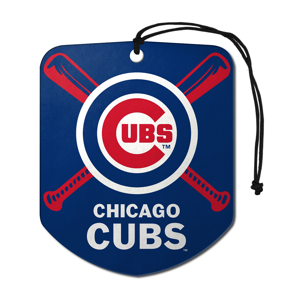 Sports Team Paper Air Freshener 2 Pack - Chicago Cubs CASE PACK 12