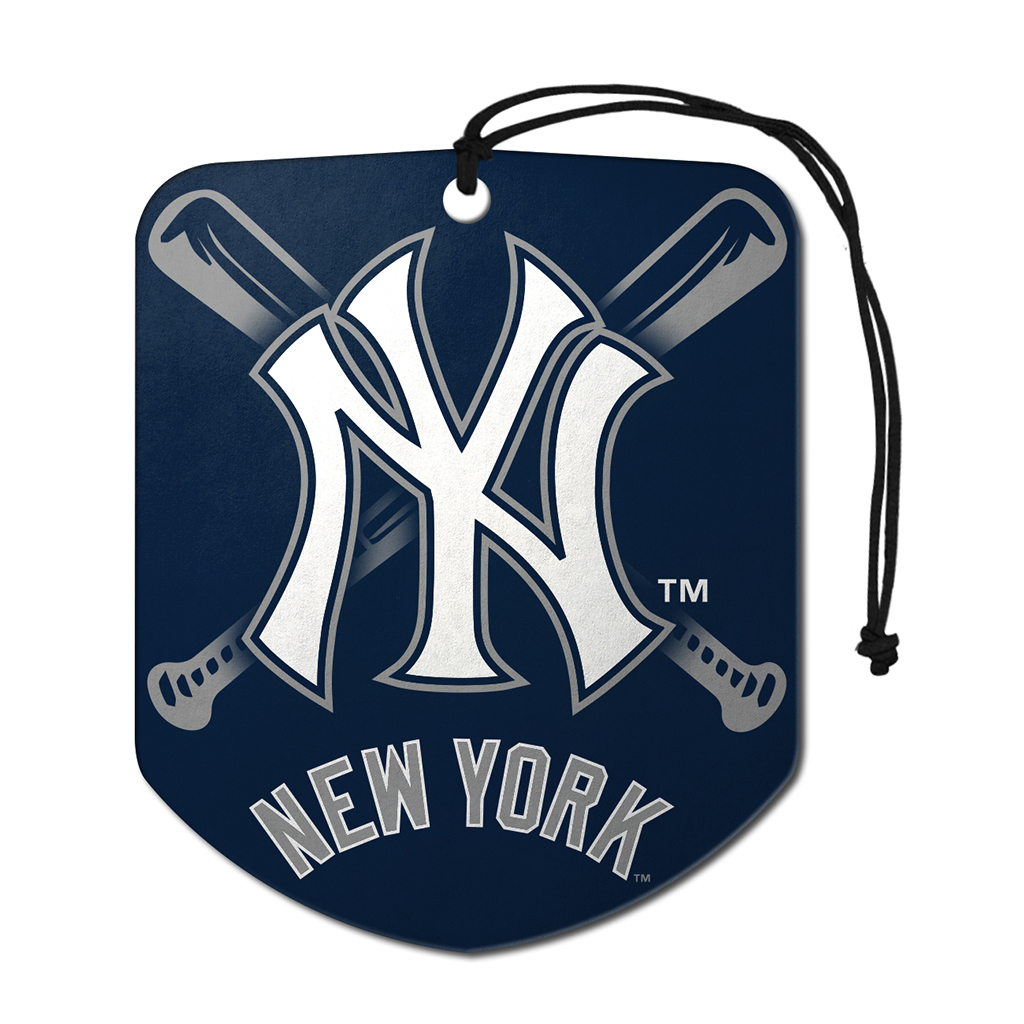 Sports Team Paper Air Freshener 2 Pack - New York Yankees CASE PACK 12