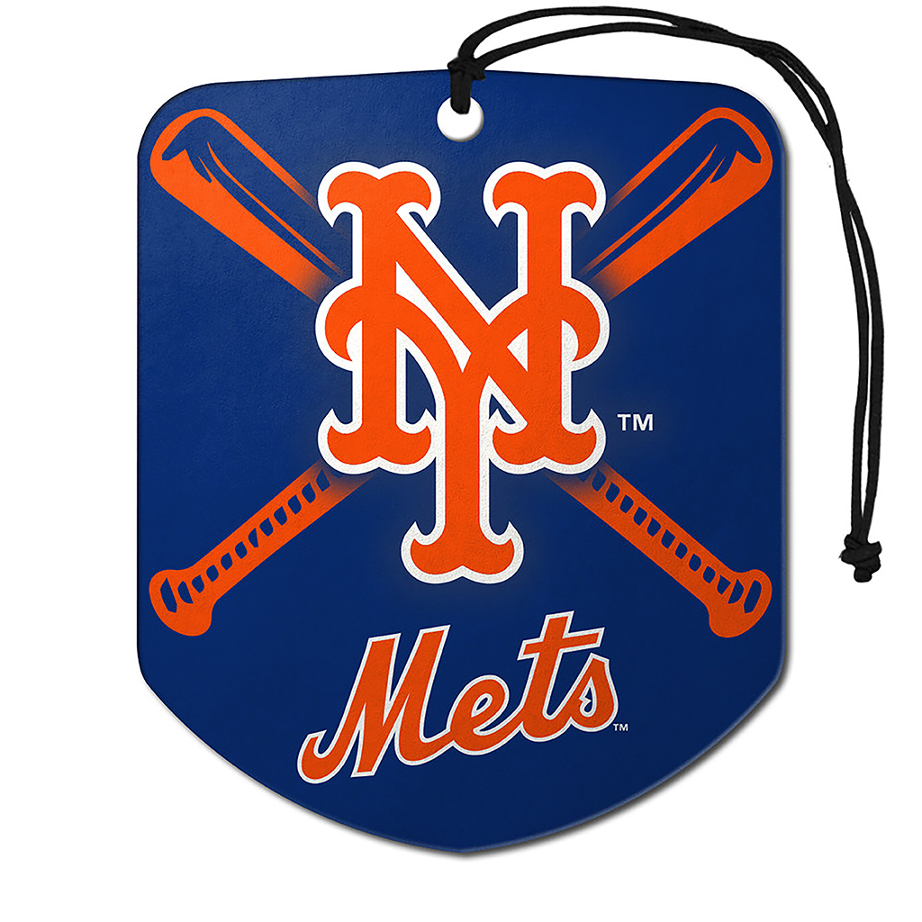 Sports Team Paper Air Freshener 2 Pack - New York Mets CASE PACK 12