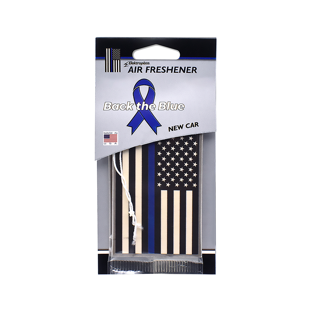 Air Freshener 2 Pack - Police Flag CASE PACK 12