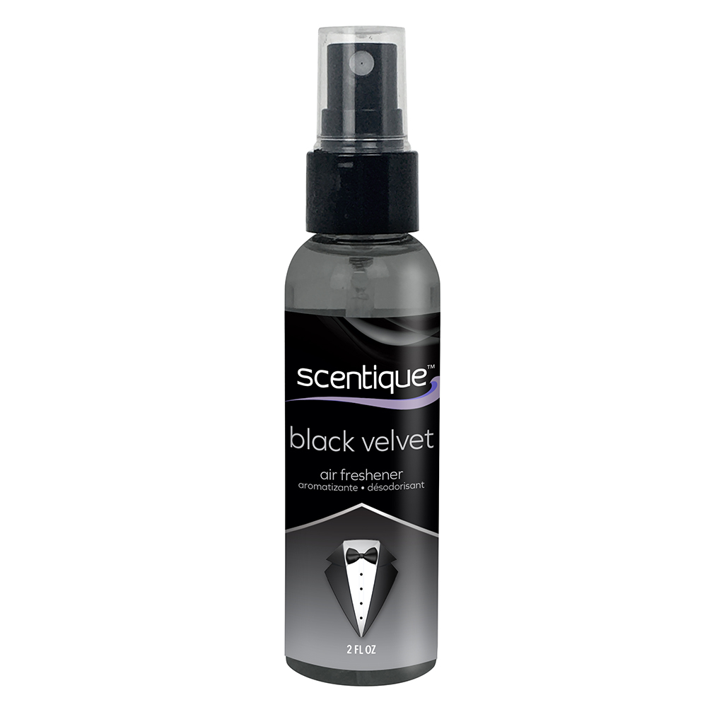 Scentique Fresh Breeze Spray Black Velvet Air Freshener 2 oz Bottle