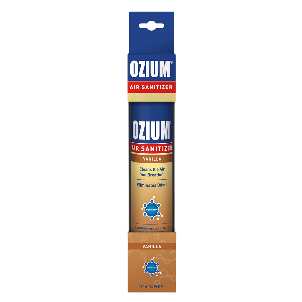 Ozium Air Sanitizer Spray 3.5 Ounce - Vanilla CASE PACK 4