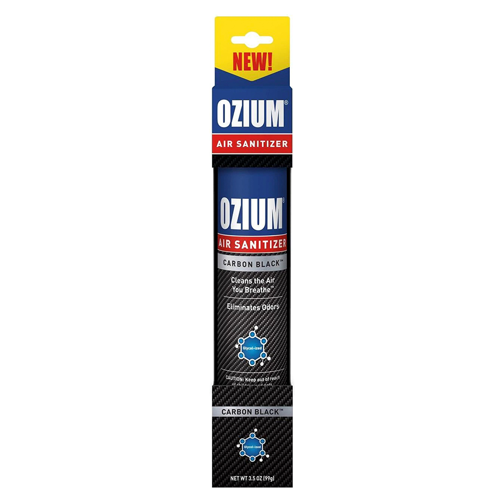 Ozium Air Sanitizer Spray 3.5 Ounce - Carbon Black CASE PACK 4