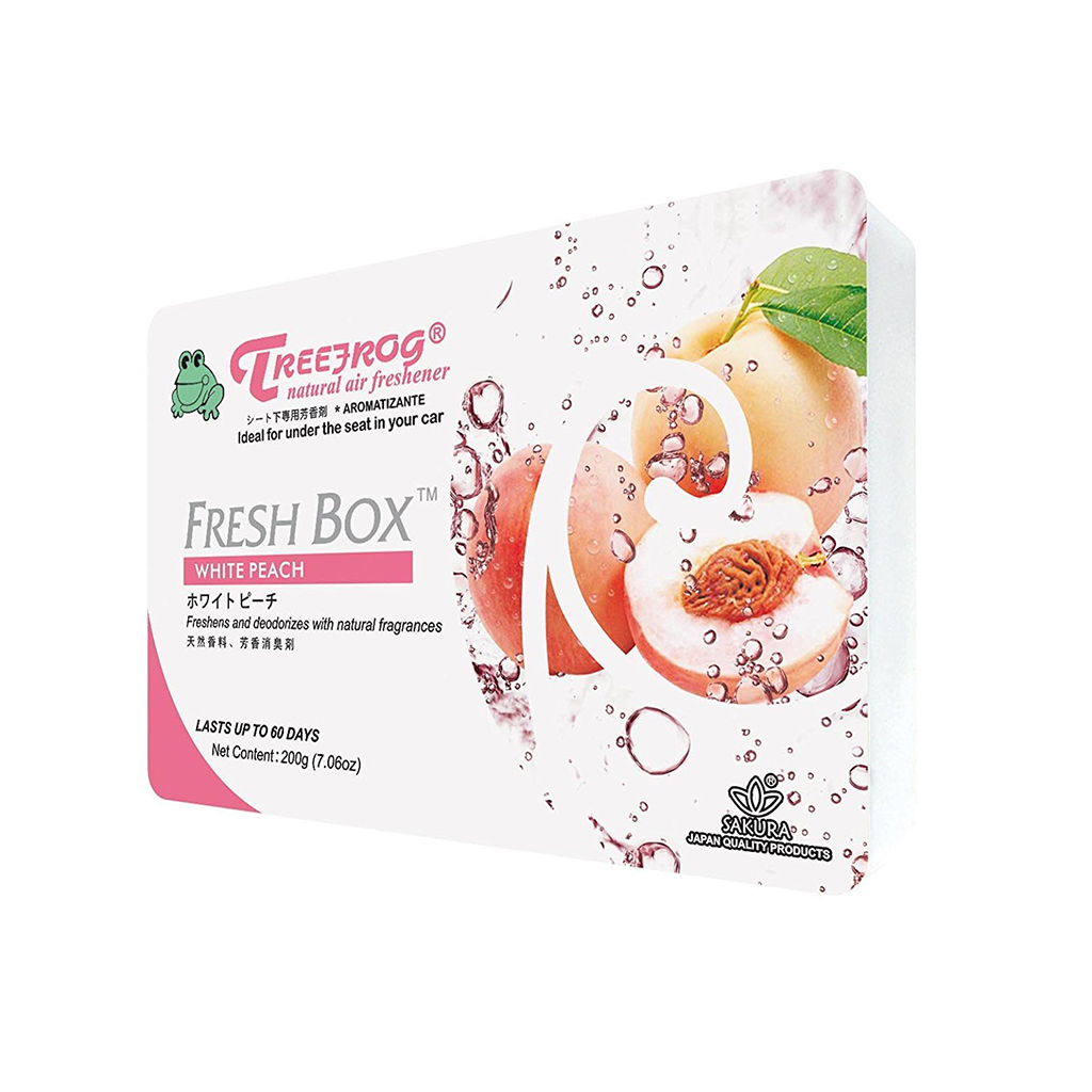 Treefrog Fresh Box Air Freshener - White Peach CASE PACK 6