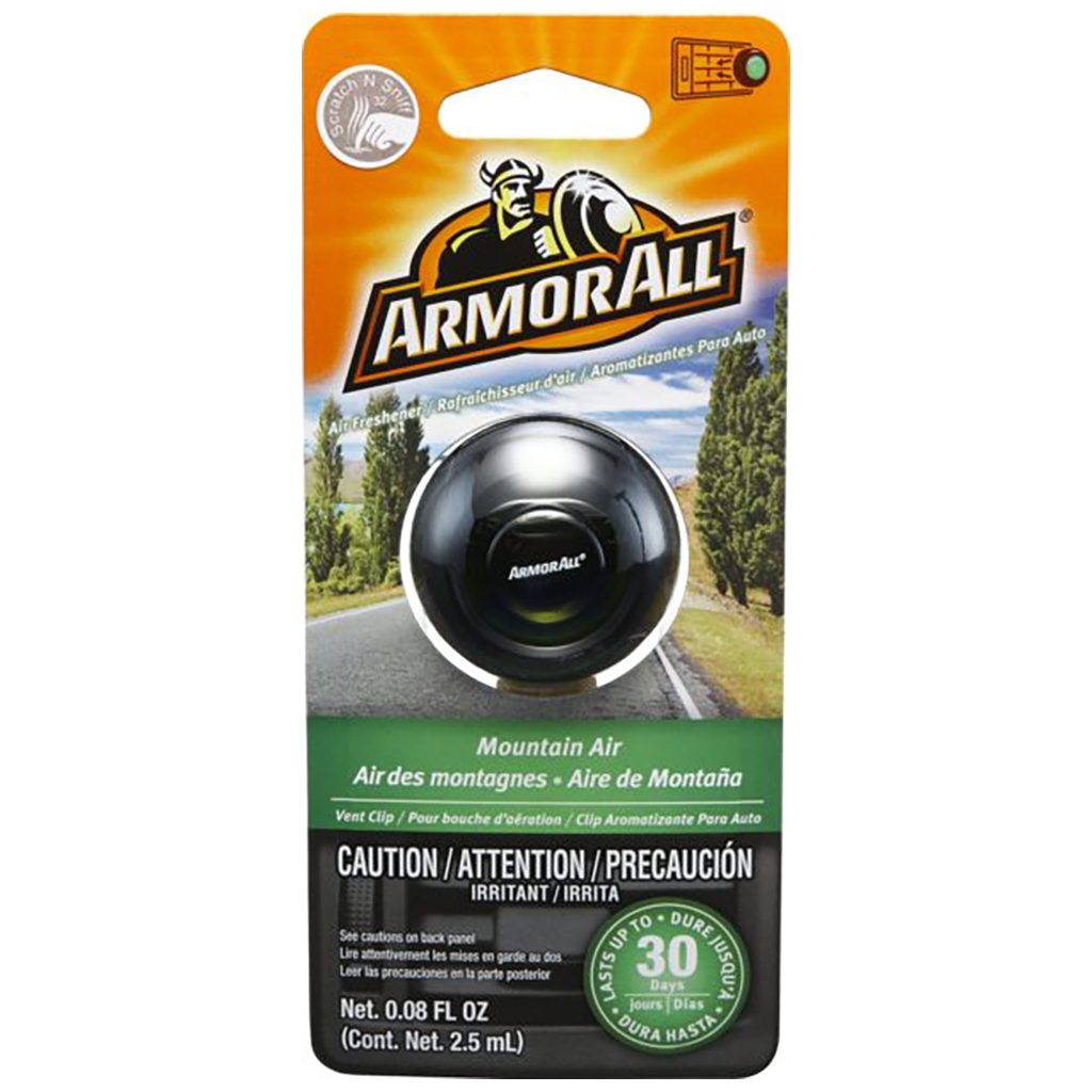 Armor All Vent Clip Air Freshener - Mountain Air CASE PACK 4