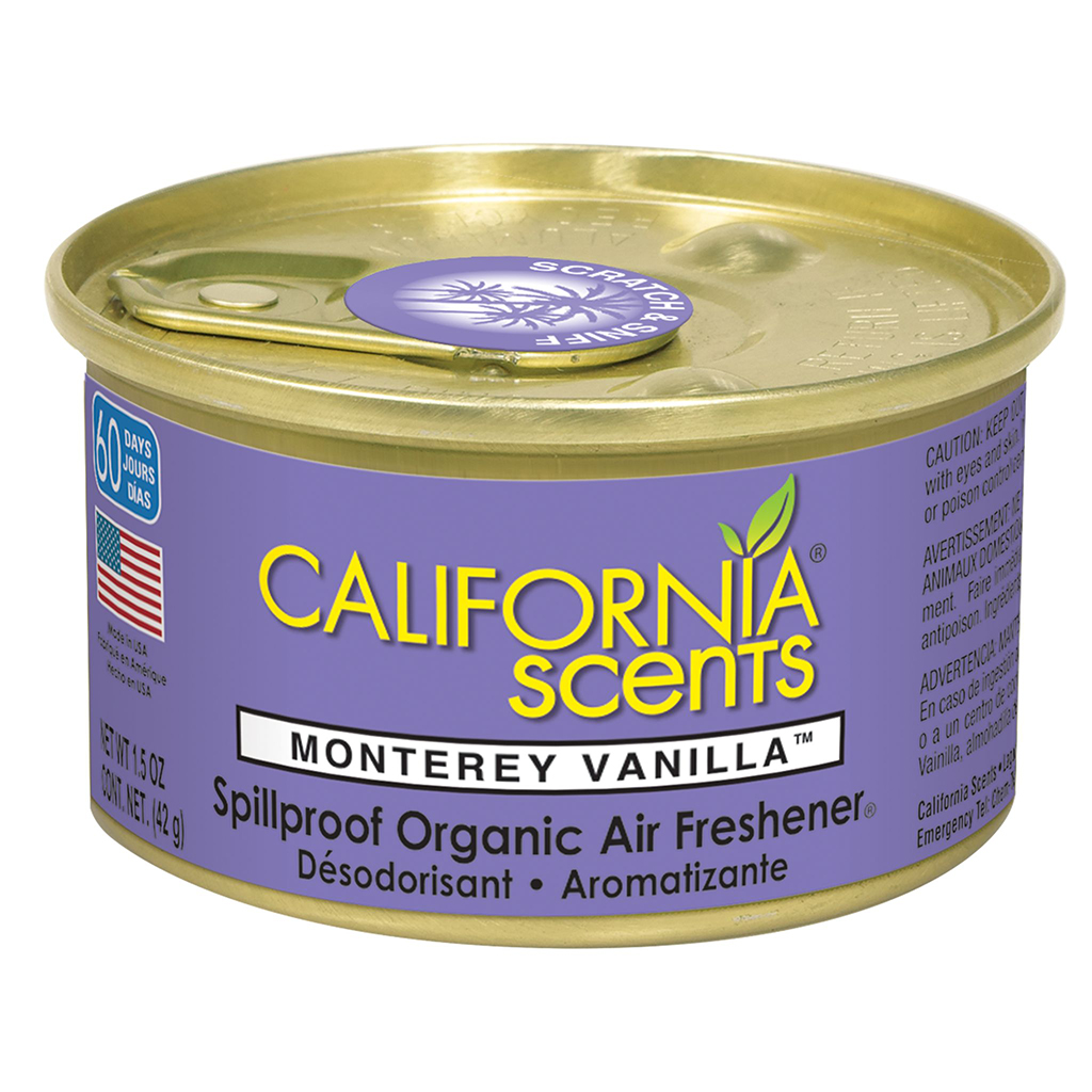 California Scents Can Air Freshener - Monterey Vanilla CASE PACK 12