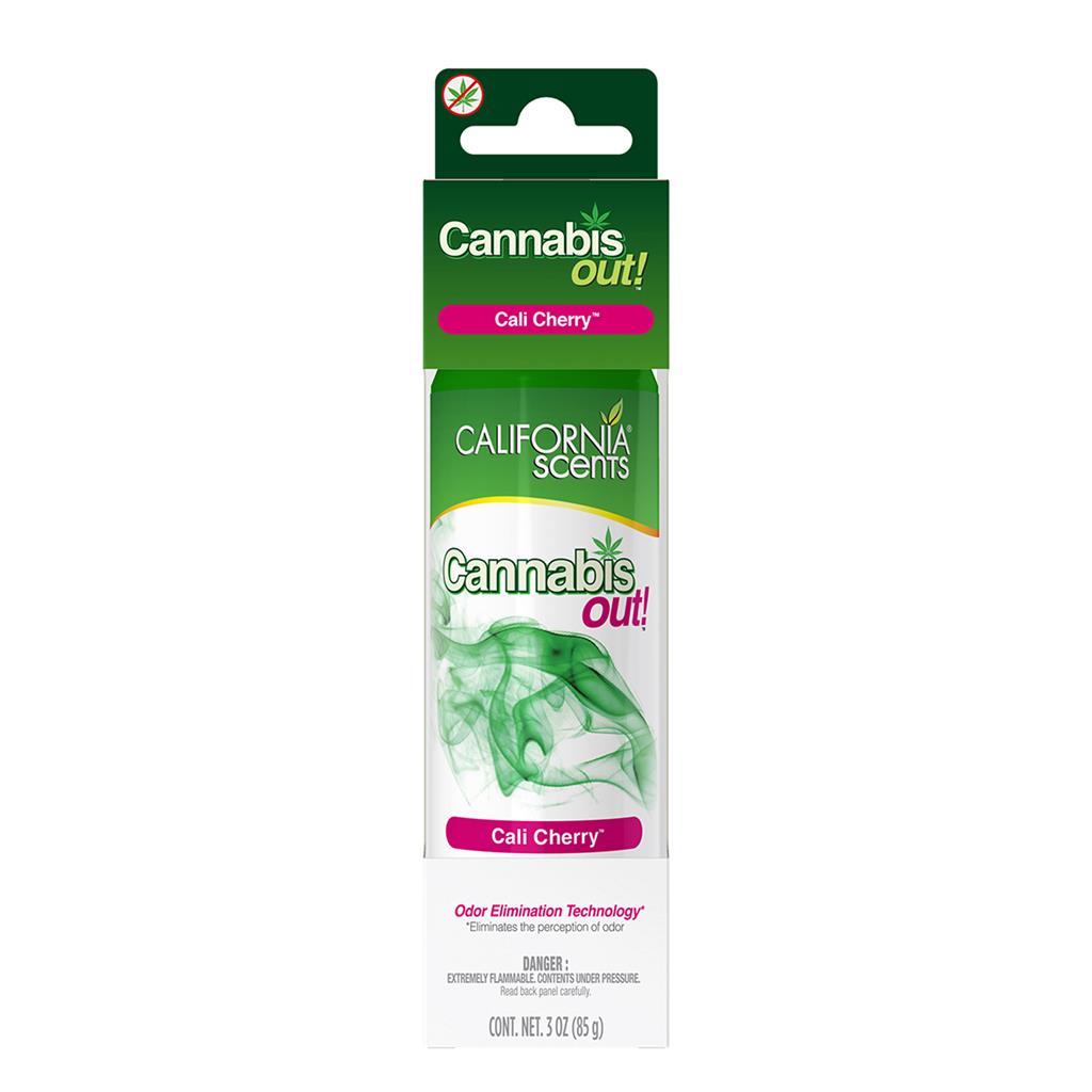 California Scents Cannabis Out Aerosol - Cali Cherry CASE PACK 6