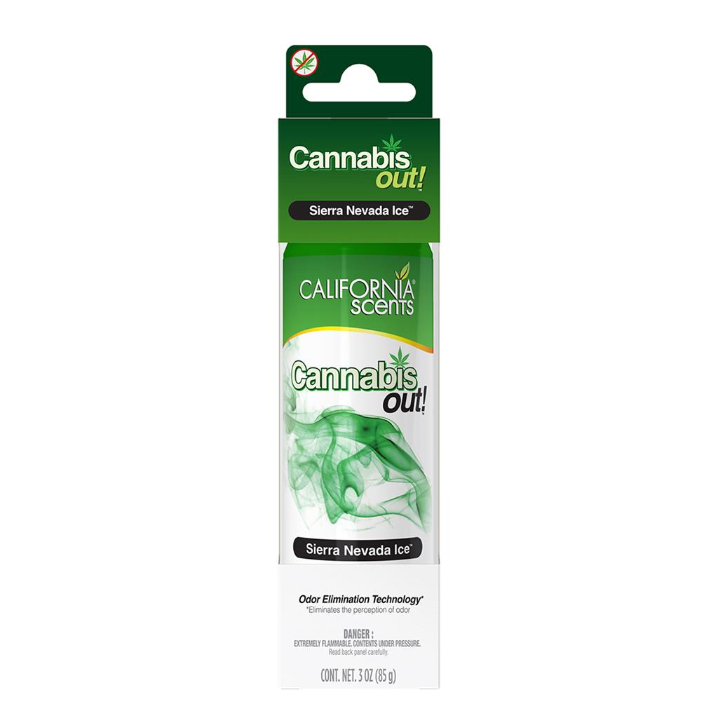 California Scents Cannabis Out Aerosol - Sierra Nevada Ice CASE PACK 6