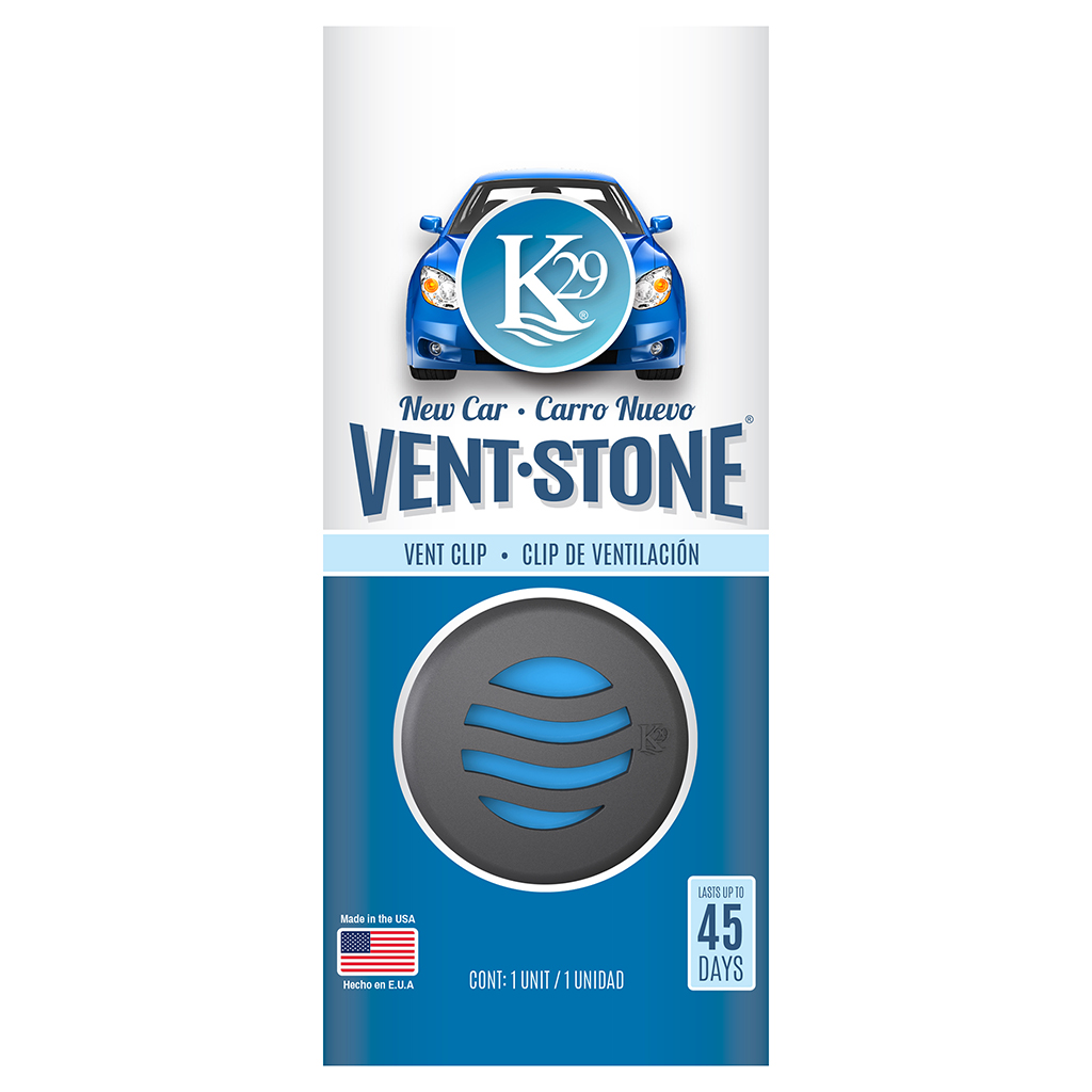 K29 Vent Stone Air Freshener - New Car CASE PACK 10
