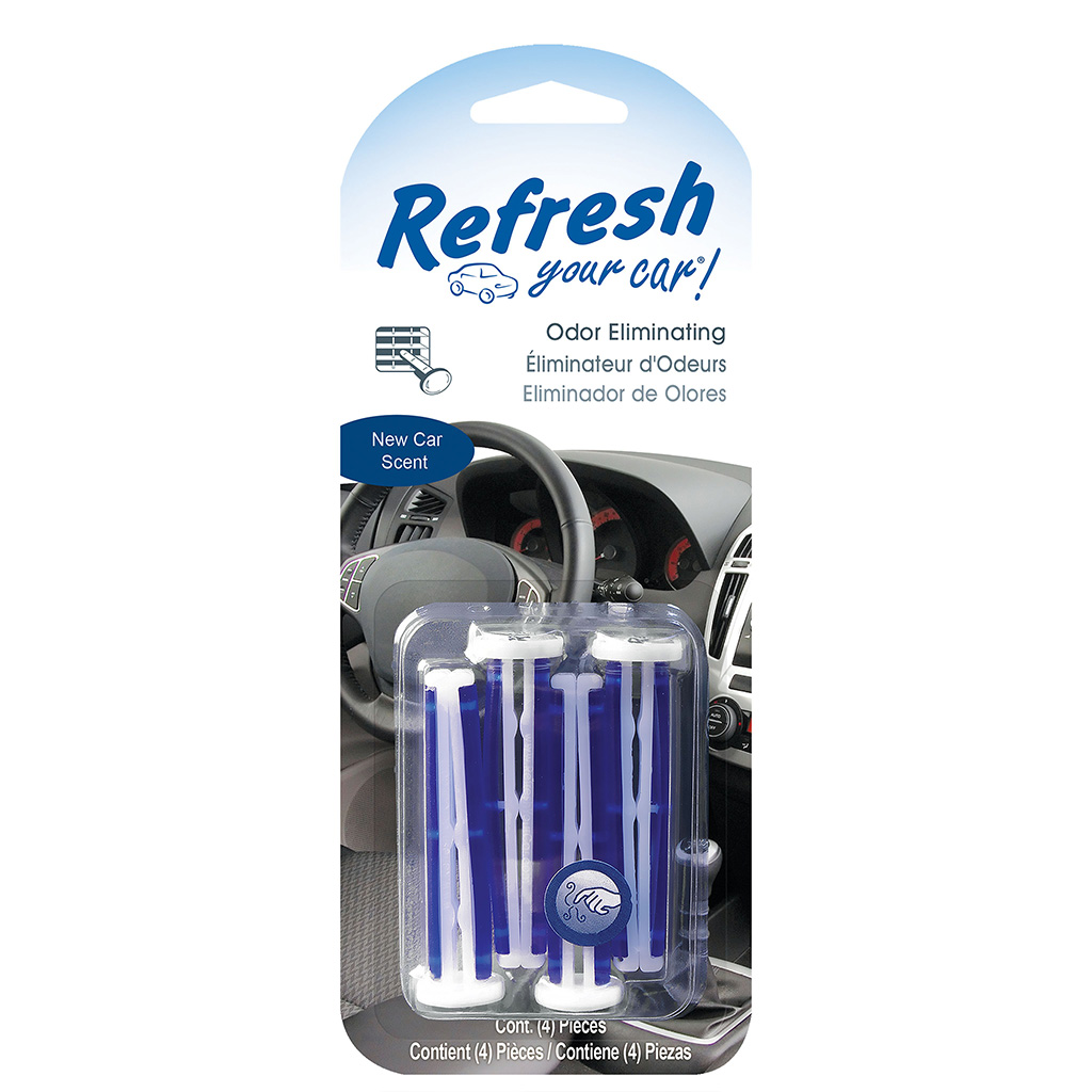 Refresh Auto Vent Stick Air Freshener - New Car CASE PACK 6