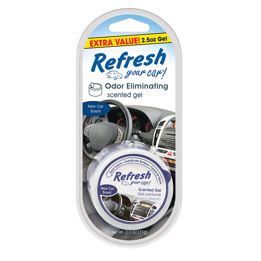 Refresh Your Car Gel Car Air Freshener, 2.5 Oz. Fresh Strawberry