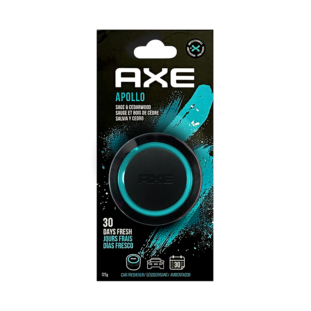 Axe Gel Can Car Air Freshener - Apollo CASE PACK 6