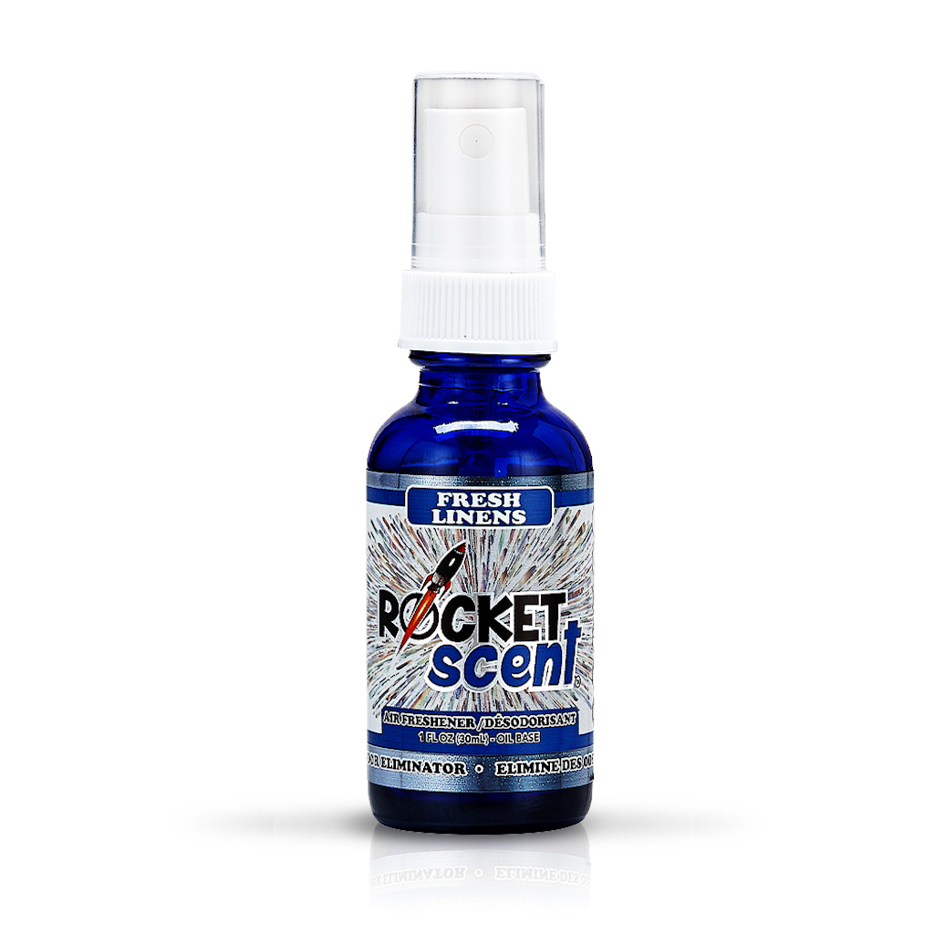 Rocket Scent Concentrated Spray Air Freshener - Fresh Linens CASE PACK 16