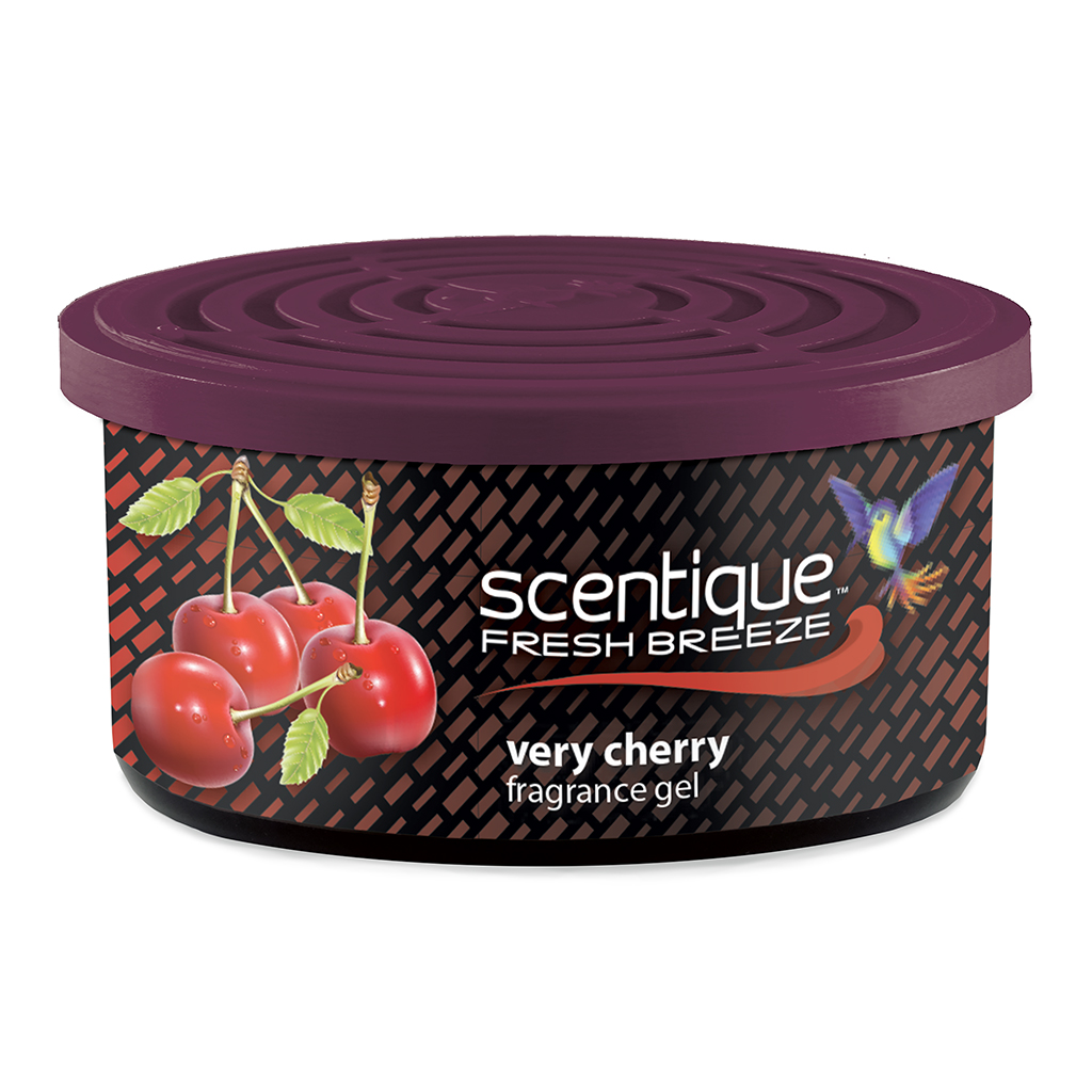 Scentique Natural Gel Can Air Freshener - Cherry CASE PACK 12