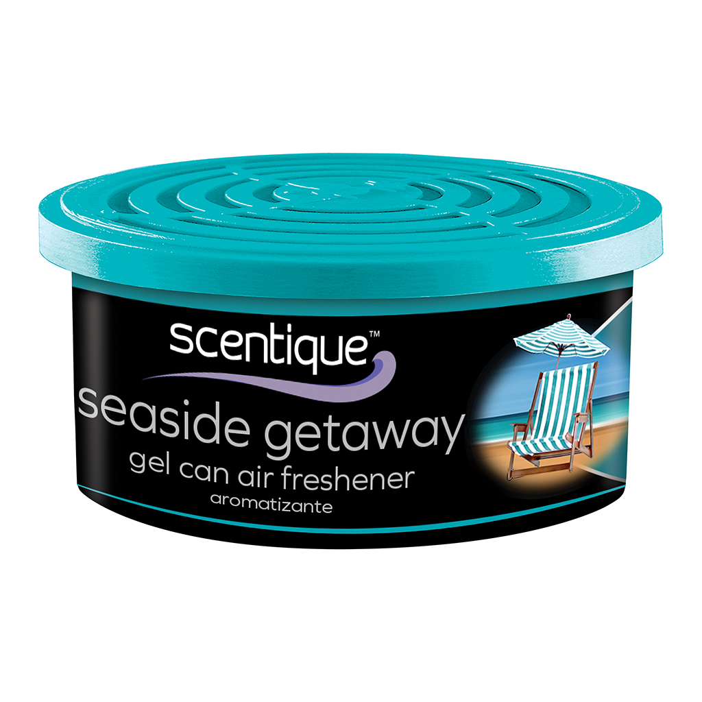 Scentique Natural Gel Can Air Freshener - Seaside Getaway CASE PACK 12