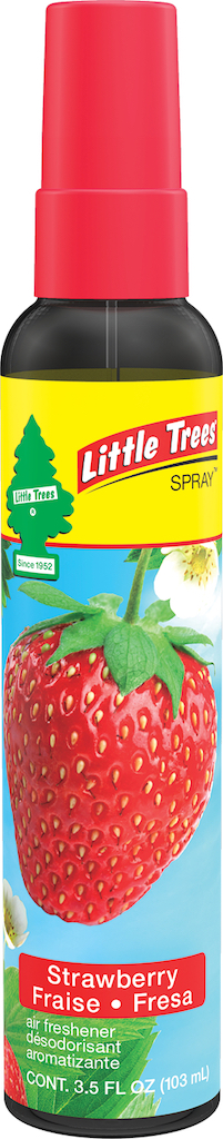 Little Trees Spray Air Freshener Strawberry 3.5 Ounce CASE PACK 24