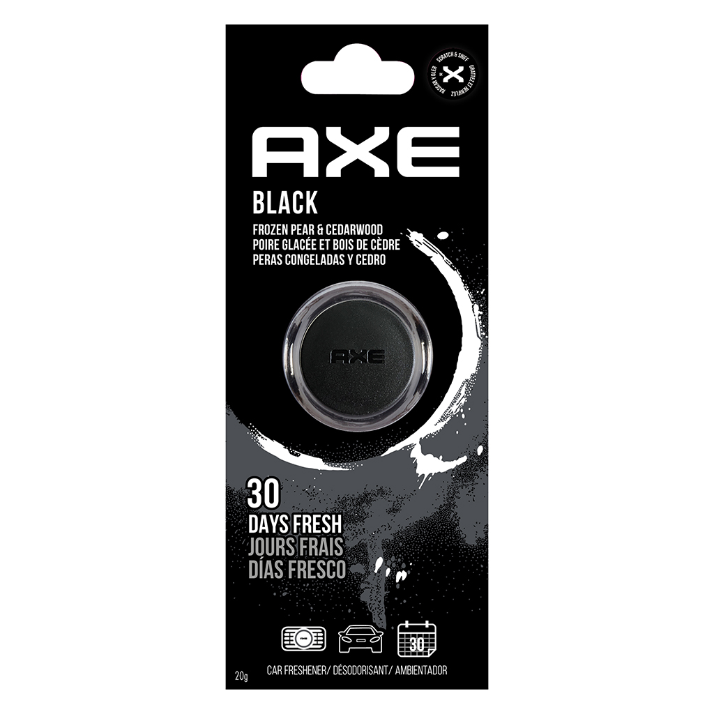 Axe Mini Vent Clip Air Freshener -  Black CASE PACK 6