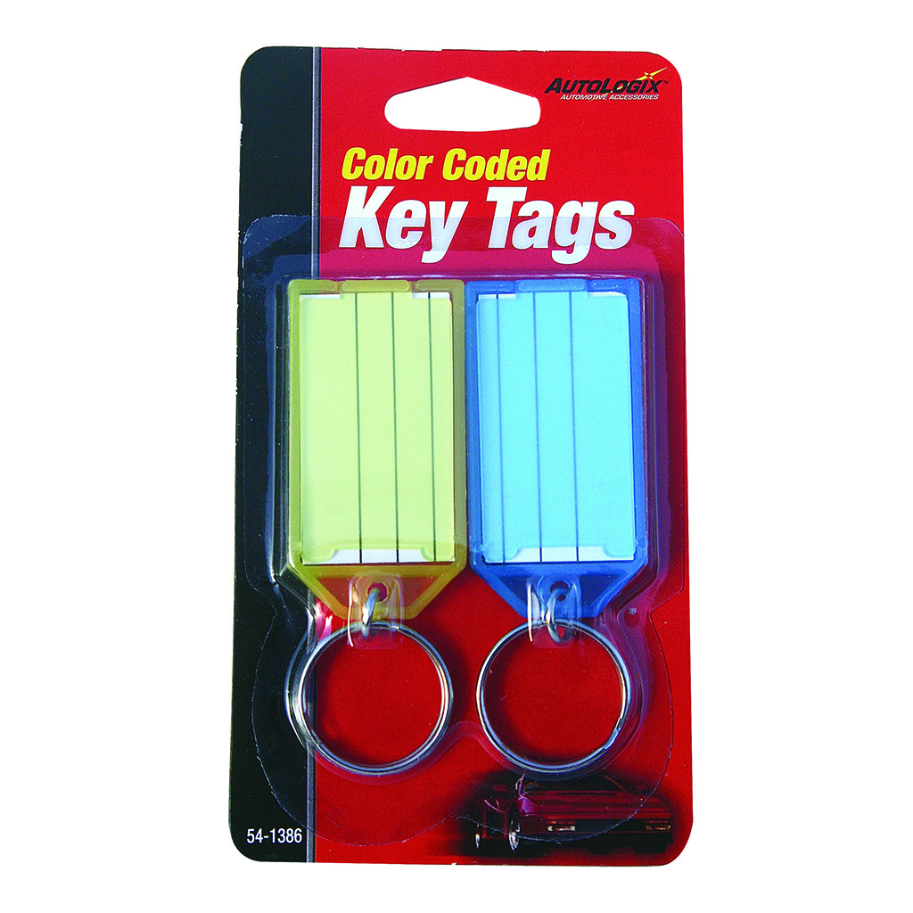 Key Tags-Color Coded-2Pk
